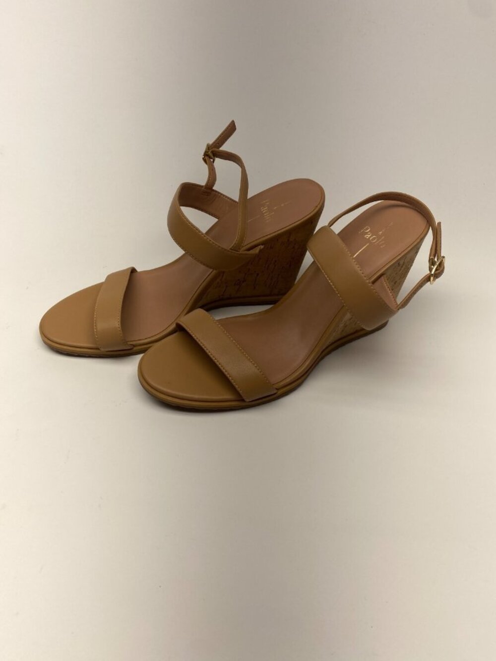 Linea Paolo Womens Elara Wedge Sandal In Desert Sz 11
